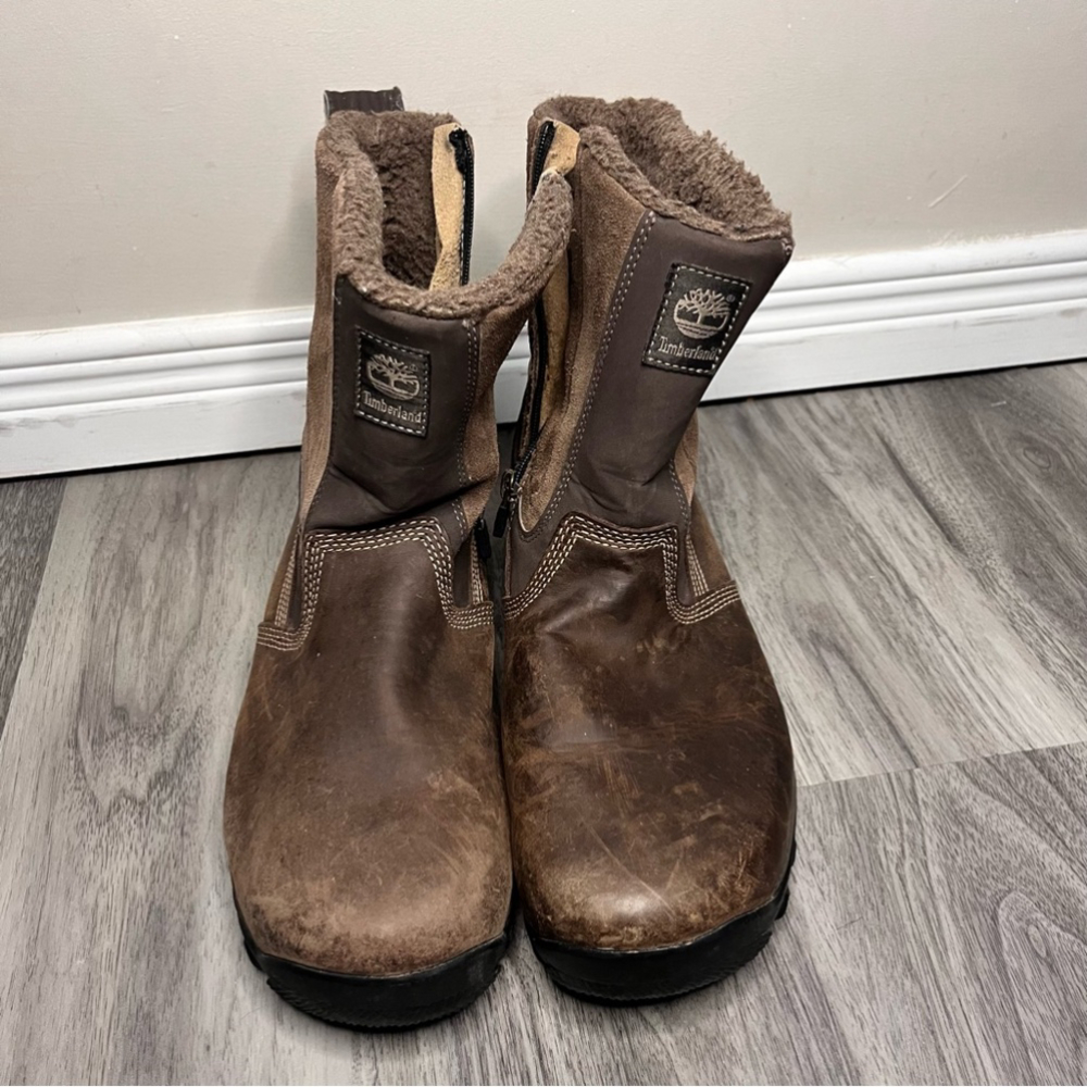 Mens Timberland Mid Slip-on Boot Size 9 - Picture 3 of 7